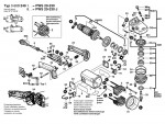 Bosch 0 603 249 103 Pws 20-230 Angle Grinder 230 V / Eu Spare Parts